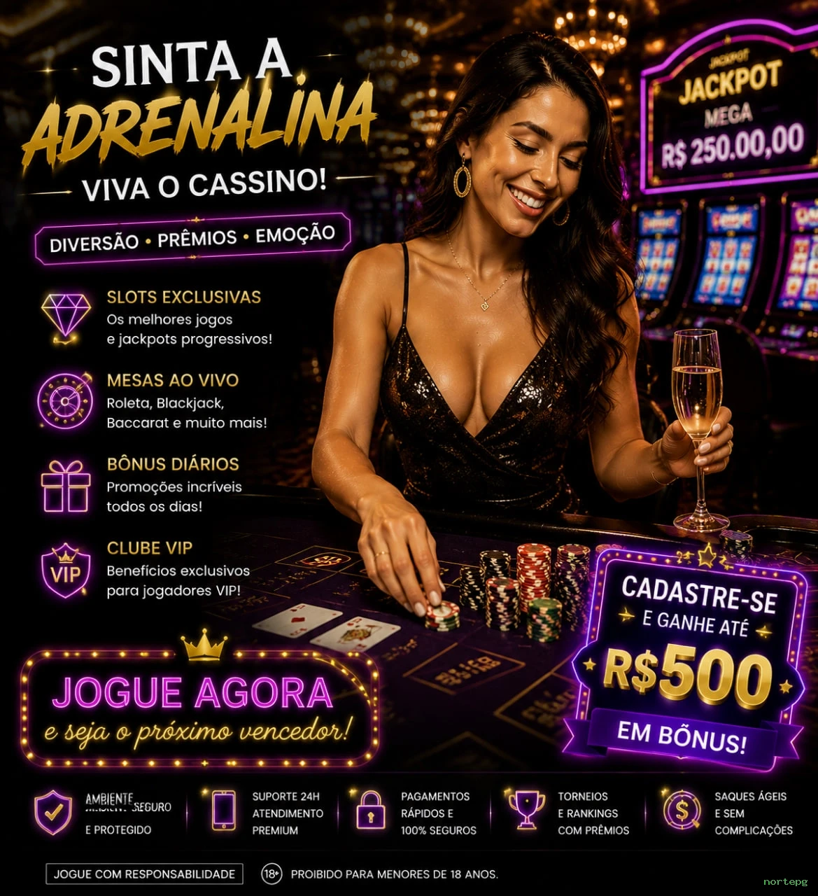 Cadastro rápido e seguro na nortepg